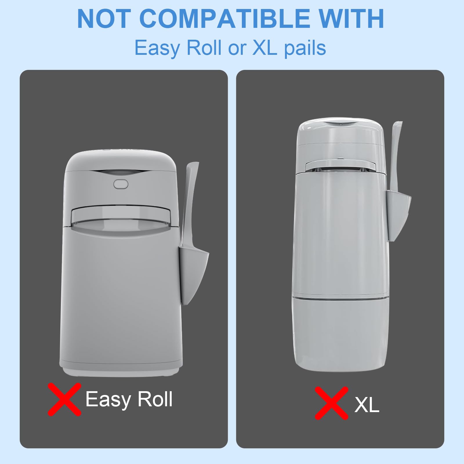 Genie Refill Bags for Cat Dog 2 Pack - Total 56FT Lasts Up to 8 Months - 2026 New Superior Odor Control for Dog Poop Cat Litter Bags - Pet Waste Refill Bags Fits Pet Genie and Litter Genie Pails