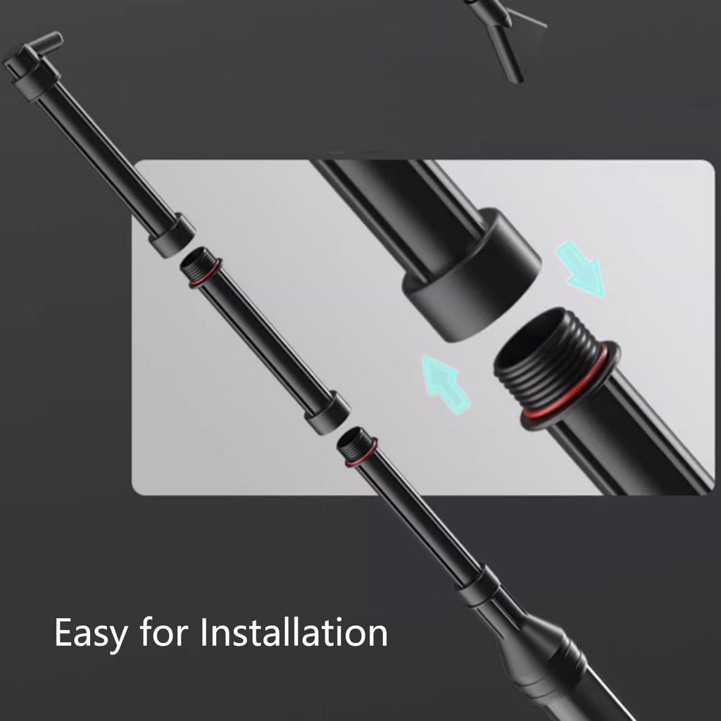Carefree Fish Aquarium Gravel Vacuum Sand Cleaner with 6Ft Pipe Fish Tank Water Changer Adjustable Length ABS(for 8~30Gal Tank)