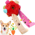 Petration Dog Snuffle Ball-Interactive Puzzle Dog Toys Encourage Natural Foraging Skills Slow Feeder for Training and Stress Relief, Cloth Strip Hiding Food Dog Toys for Any Size Dogs