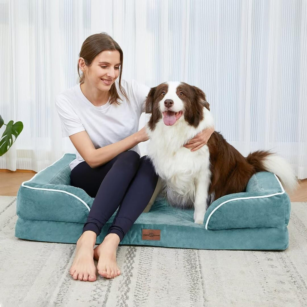 Comfort Expression Waterproof Orthopedic Dog Bed for Extra Large Dogs