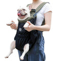 Dog Backpack Carrier Small Dog Backpack, Pet Dog Front Backpack Legs Out Dog Chest Carrier for Small Dogs, Cat Backpack Carrier Dogs Travel Back Pack Hands-Free Hiking Bike Motorcycle (Size:11–19 lbs)