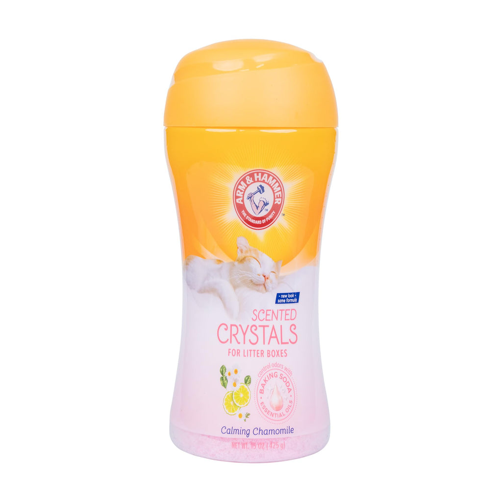 Arm & Hammer Calming Cat Litter Deodorizing Crystals, Chamomile, 15 Oz