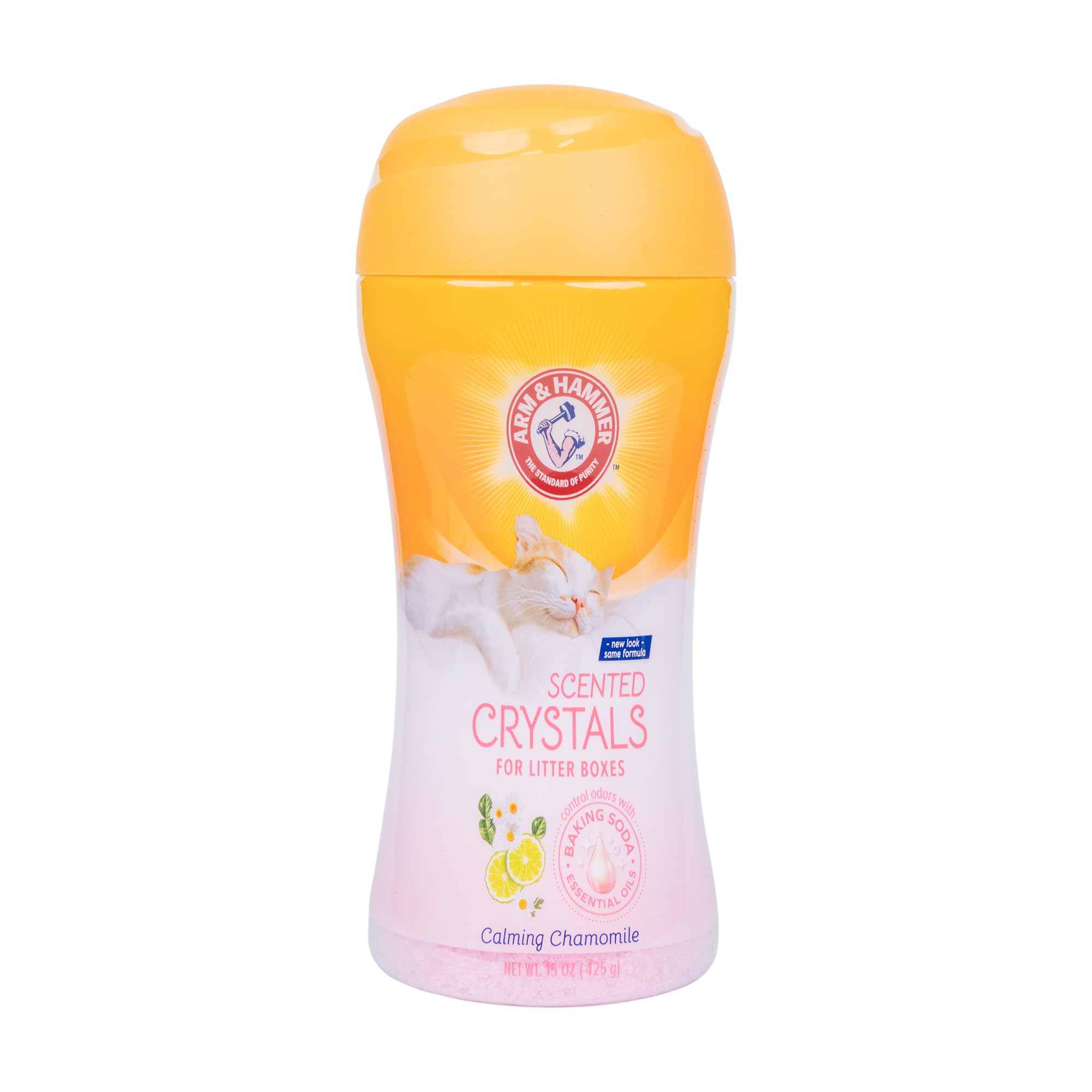 Arm & Hammer Calming Cat Litter Deodorizing Crystals, Chamomile, 15 Oz