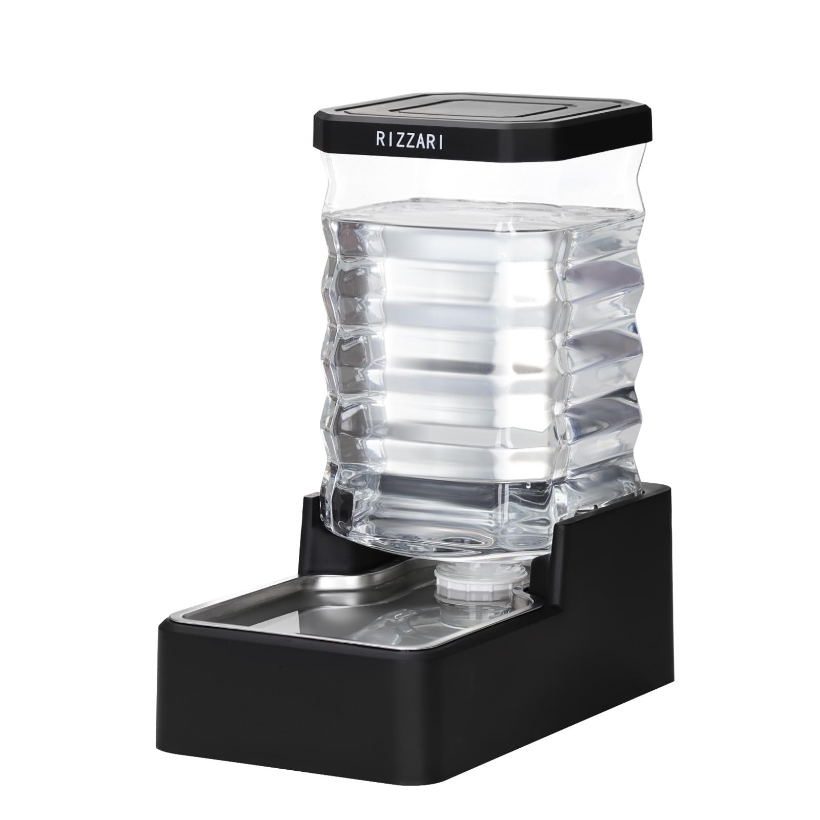 RIZZARI 8L Gravity Dog Water Dispenser:Easy Care No Filter Design