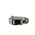 Lucy & Co. Dog Collar - Durable Lightweight Designer Collar for Pets - Adjustable Metal Safety Buckel. - Green Outdoor Plaid - Small