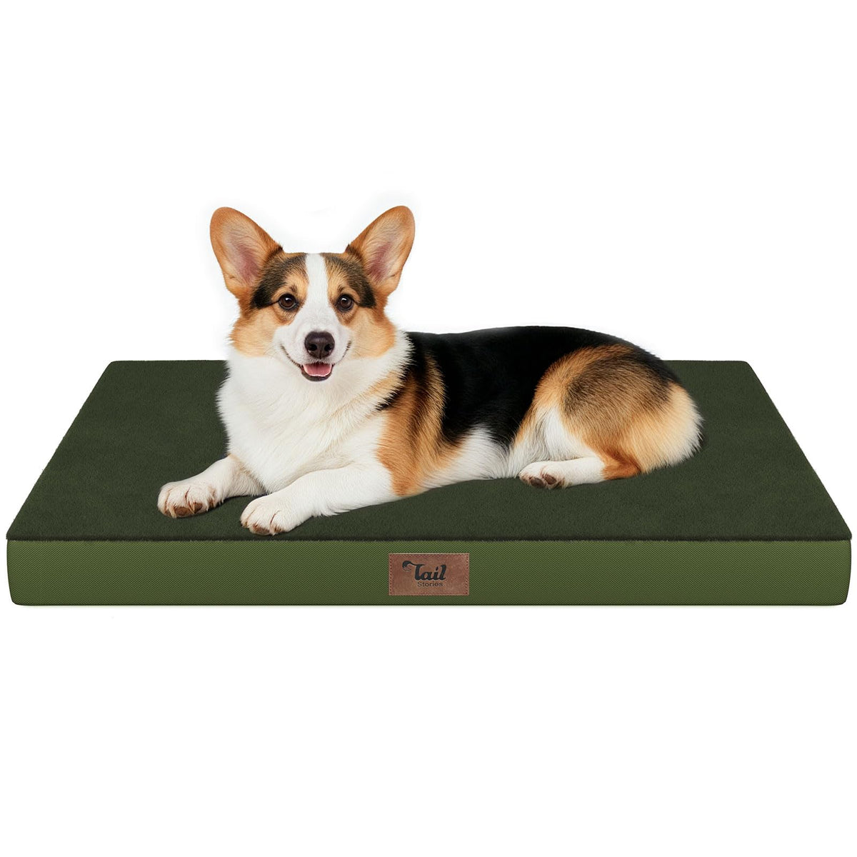 Tail Stories Outdoor Waterproof Orthopedic Dog Bed for Large Dogs