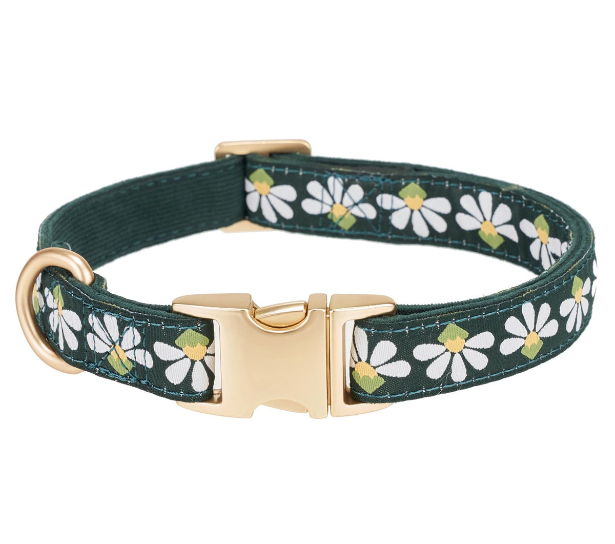 YUDOTE Soft Cotton Dog Collar with Metal Buckle Adjustable Heavy Duty Comfy Corduroy Collars for Small Medium Large Dogs,Light Pink,Large