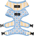 Lucy & Co. Bumbling Around Reversible Dog Harness, Adjustable Comfort Fit with Dual Leash Attachments, X-Large