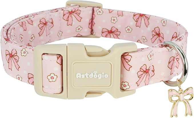 Astdogio Halloween Dog Collars, Fall Dog Collar for Dogs, Fun Multi-Color Pumpkin Dog Collars for Large Dogs, Adjustable Cotton Large Dog Collar Puppy Collar for Halloween & Thanksgiving — XS