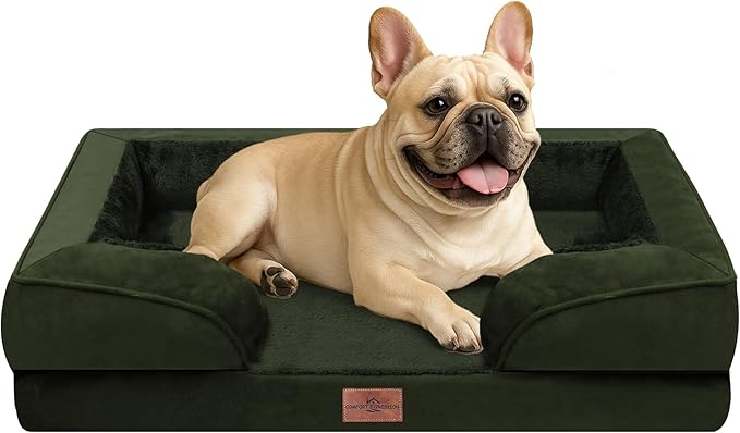 Comfort Expression Waterproof Orthopedic Dog Bed for Medium Size Dog