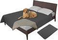 Easy-Going 100% Waterproof Dog Bed Cover, Non-Slip Pet Blanket for Furniture, Washable Couch Cover, Repleasement Sofa Cover (52X82 in,Dark Gray)