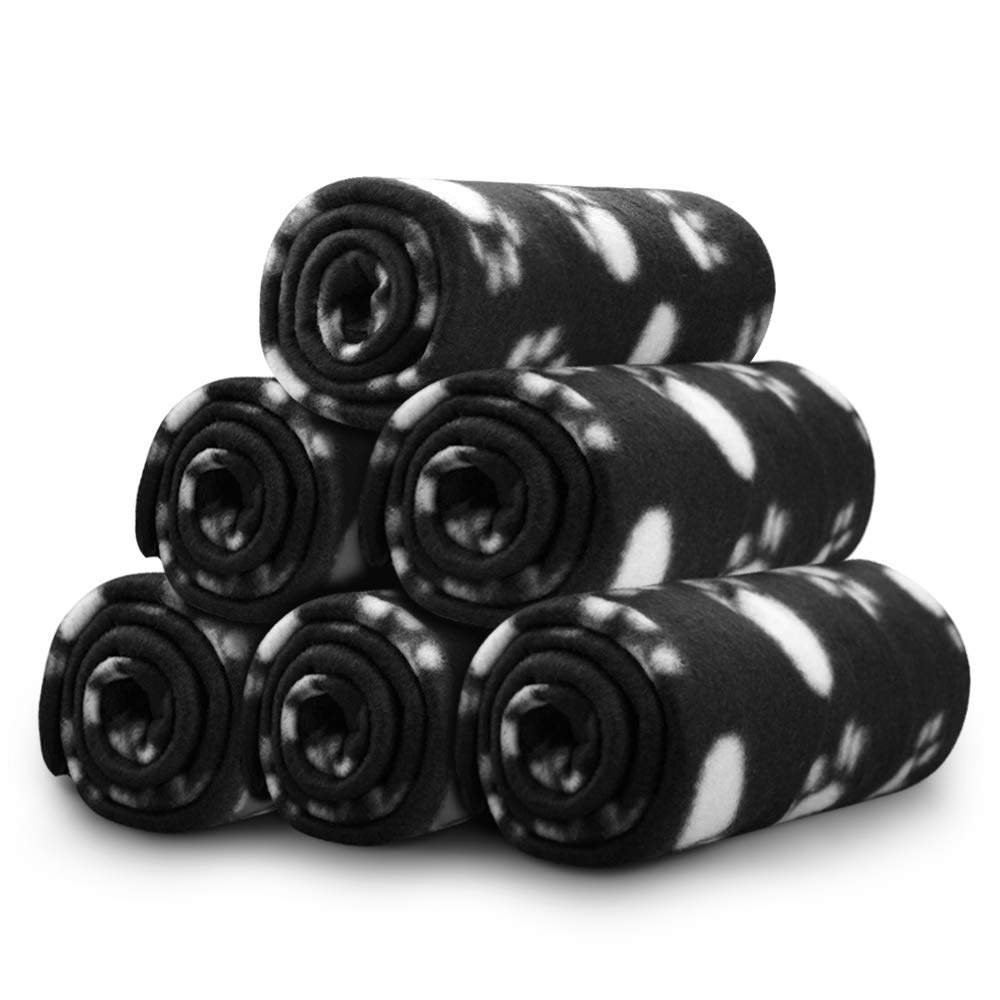 Comsmart Dog Blankets, 6 Pack Fleece Pet Blankets, 39x35 inches