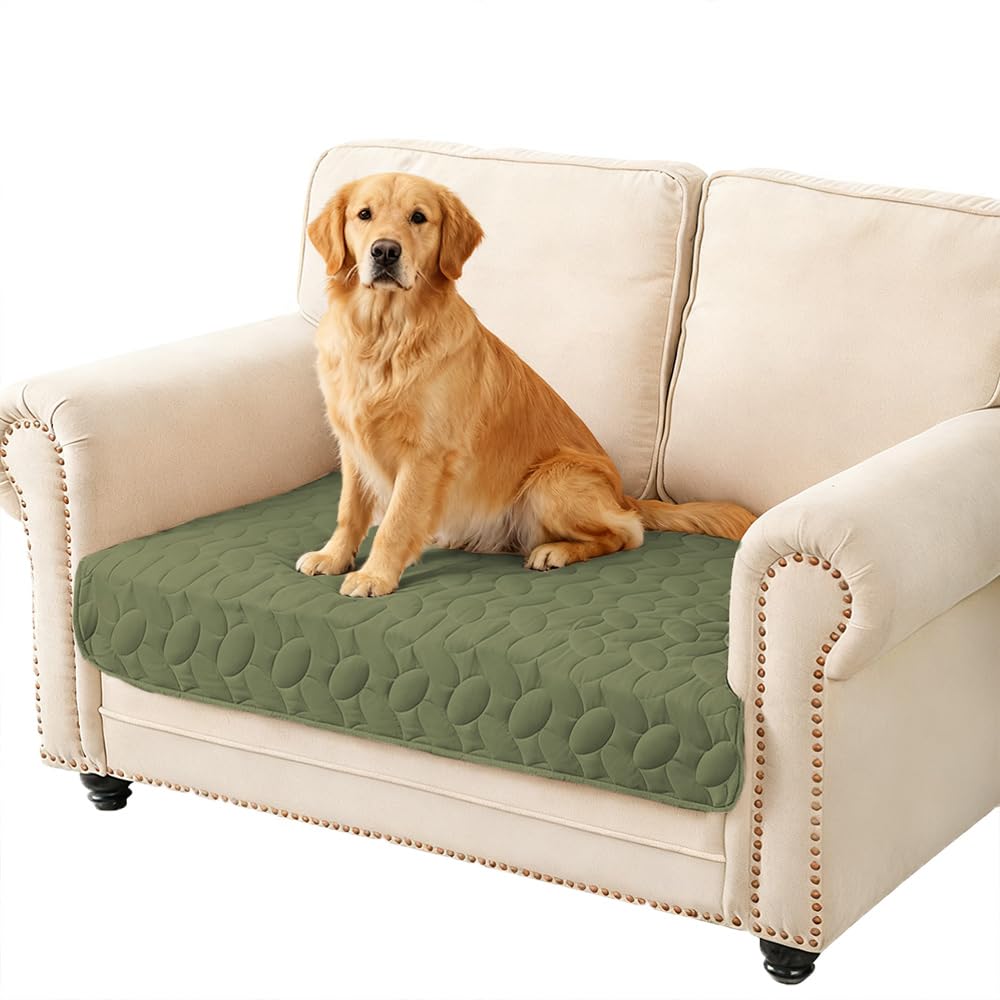 Ameritex Pet Bed Cover Dog Bed Blanket for Sofa and Furniture Waterproof New Pattern Design (30x70 Inch, Light Grey)