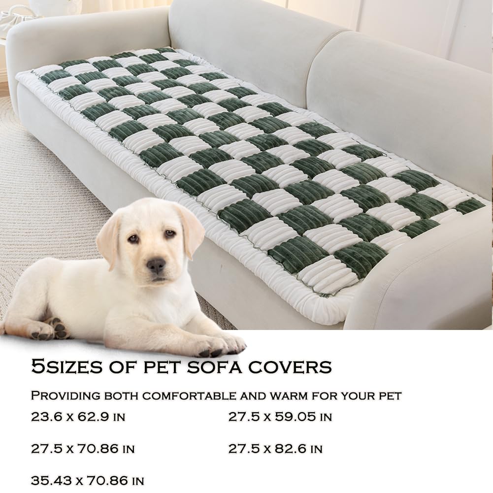 AMTARP Dog Couch Cover Protector, Dog Couch Coves for Sofa, Couch Cushion for Dogs Washable, Pet Mat Bed Couch Covers for Large Dogs