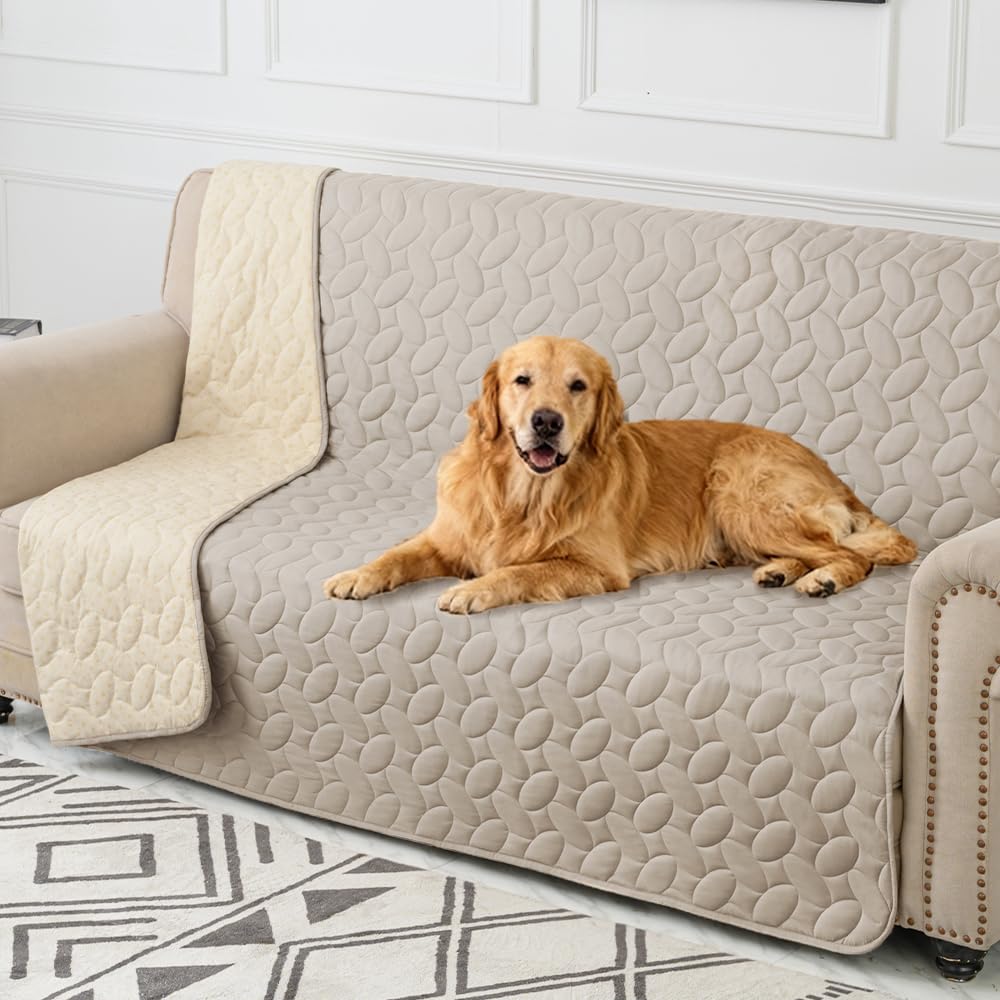 Ameritex Pet Bed Cover Dog Bed Blanket for Sofa and Furniture Waterproof New Pattern Design (30x70 Inch, Light Grey)