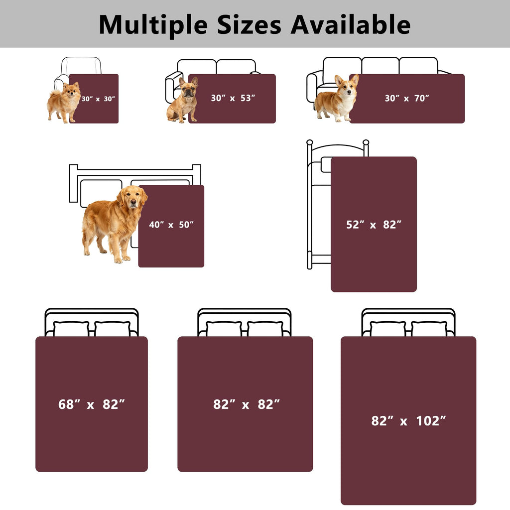 Tuffeel Waterproof Couch Cover for Dogs - Washable Pets Furniture Protector