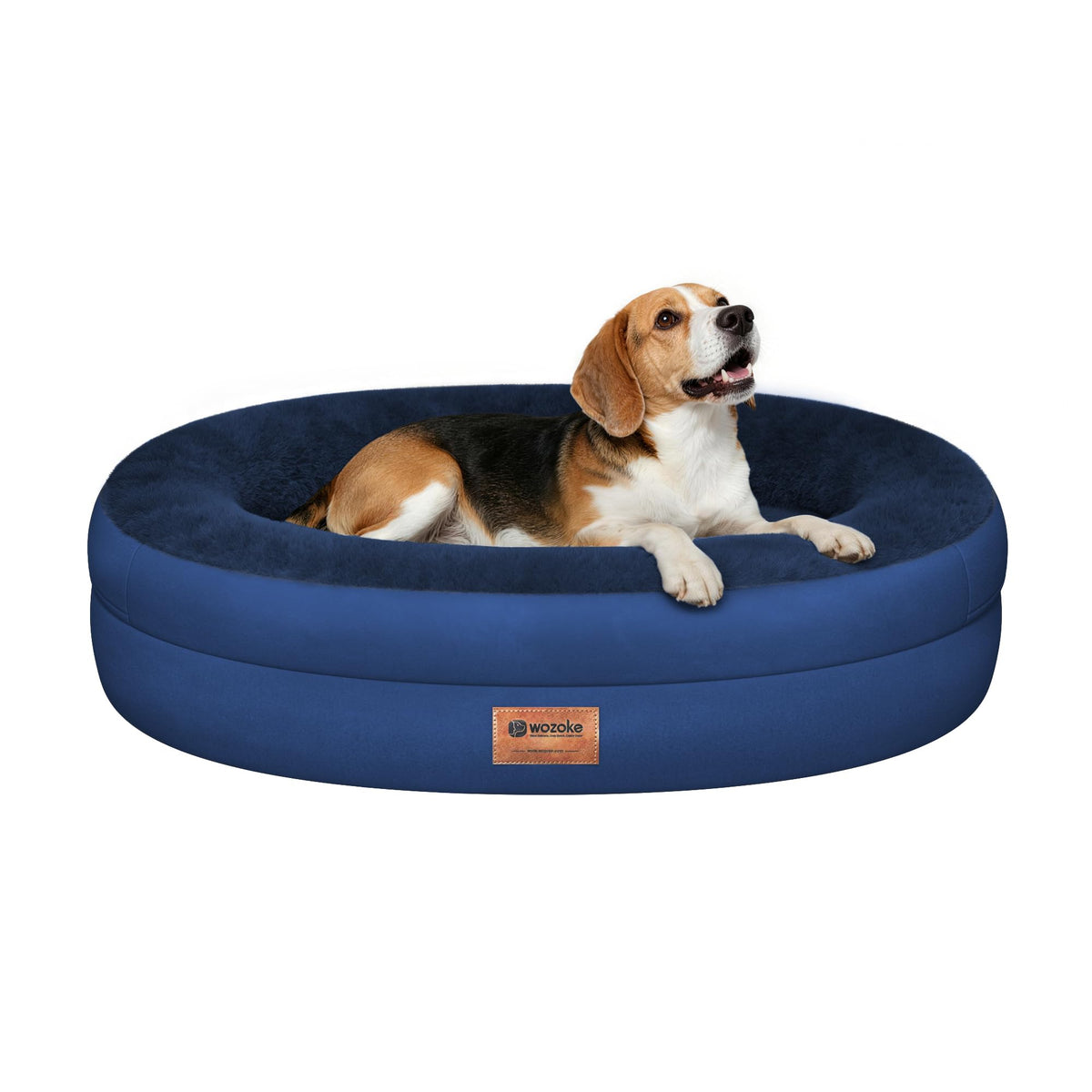 WOZOKE Waterproof Orthopedic Dog Bed for Medium Dogs, Black