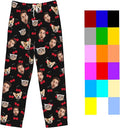 Custom Pajamas Pants Plaid Personalized Funny PJ Pant Design with Face Pajama for Men Women Dog Pet