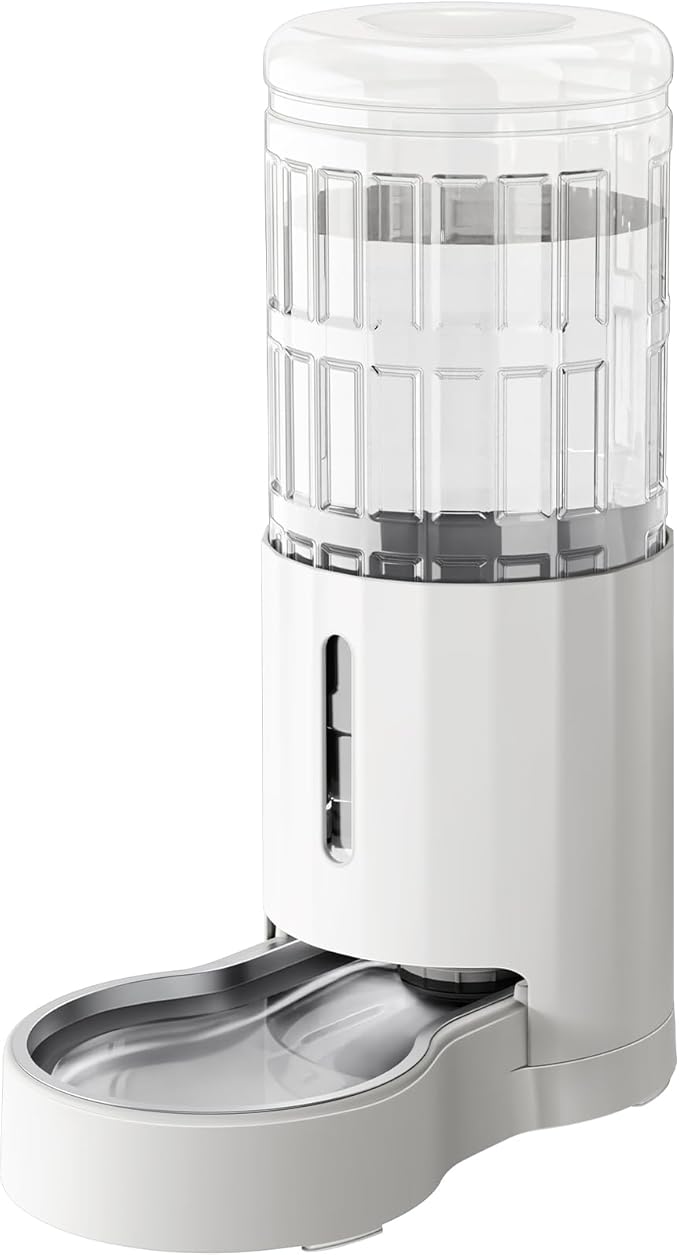 CZPET Dog Water Bowl Dispenser 9.5L, Wider Mouth Gravity Refilling (Black)
