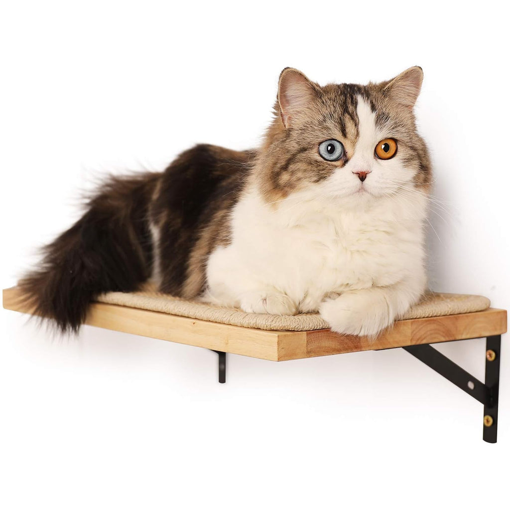 FUKUMARU Cat Wall Shelves, 17 x 10 Inch, Sisal Mat