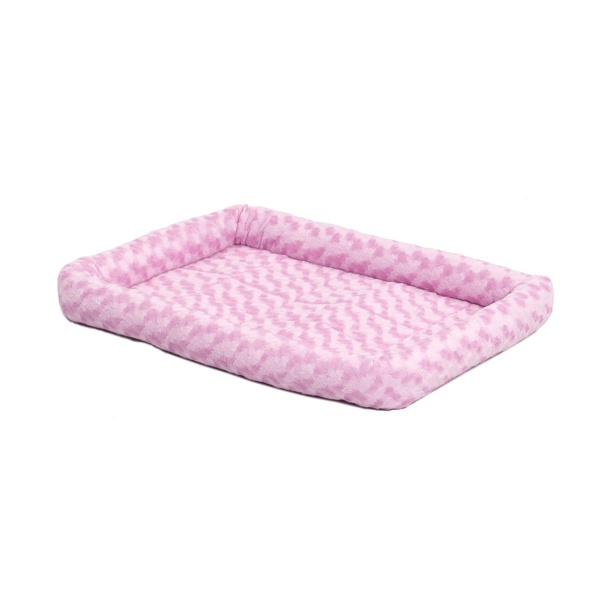 MidWest Homes for Pets QuietTime XXS Dog Bed - White Fleece Bolster, Ultra-Soft and Machine Washable, Fits 18-Inch Crates and Carriers, for Small Dogs and Cats