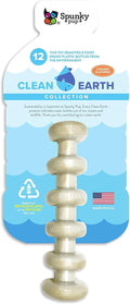 Spunky Pup Clean Earth Recycled Stick | Made in USA | Made from 100% Recycled Water Bottles, Gray