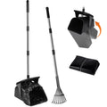 Dog Poop Scooper with 20 Bag Attachment Long Handle Swivel Bin, Rake Heavy Duty Pooper Scooper for Large Medium Dogs Easy to Clean Pet Accessory Pet Waste Removal Solution for Yard, Grass, Gravel