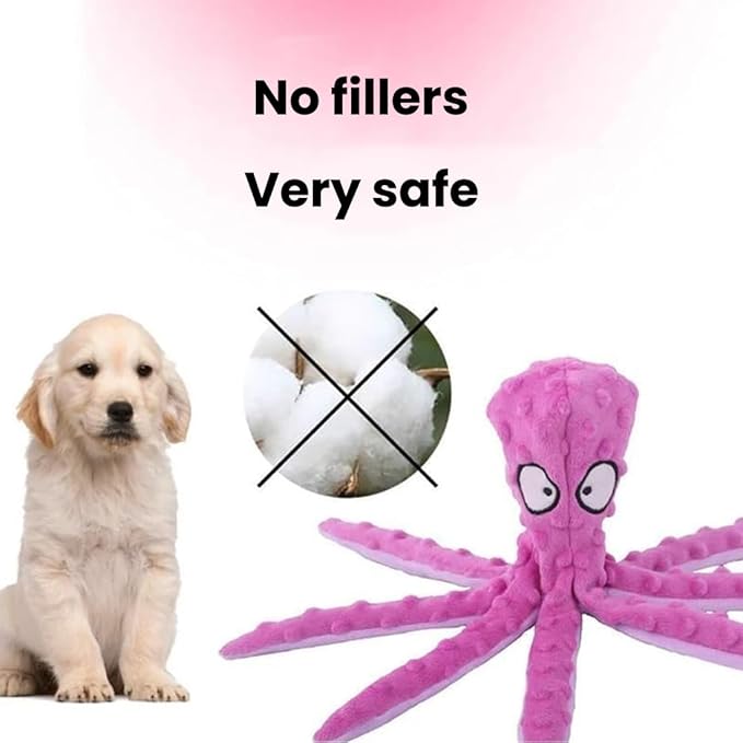 2025 New Upgrade Interactive Chew Pet Toy No Stuffing Bite-Resistant Squeaky Perfect for Puppies, Small and Medium Dogs (1pc Blue)