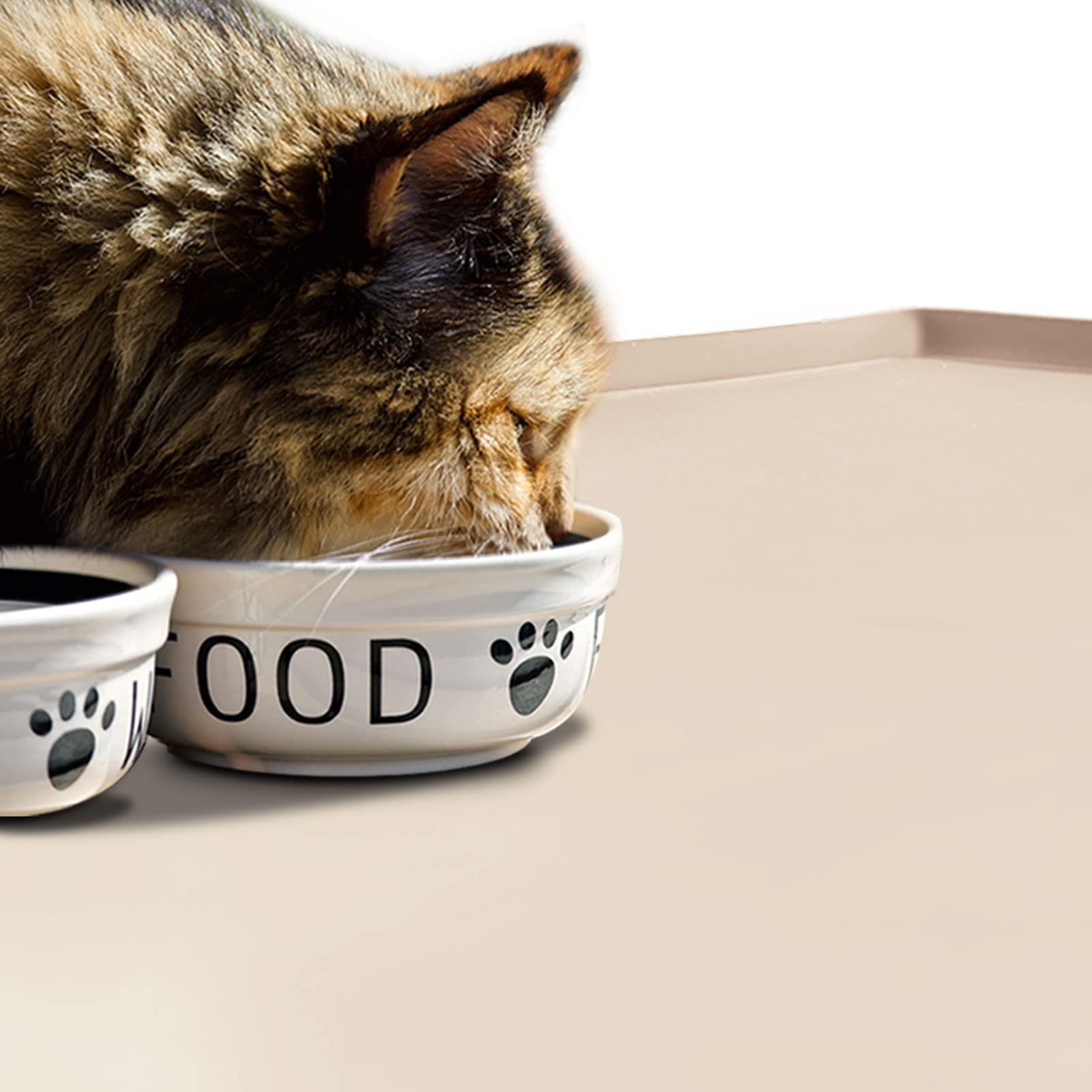 Silicone Dog Food Mat Waterproof Pet Feeding Tray for Large Dogs