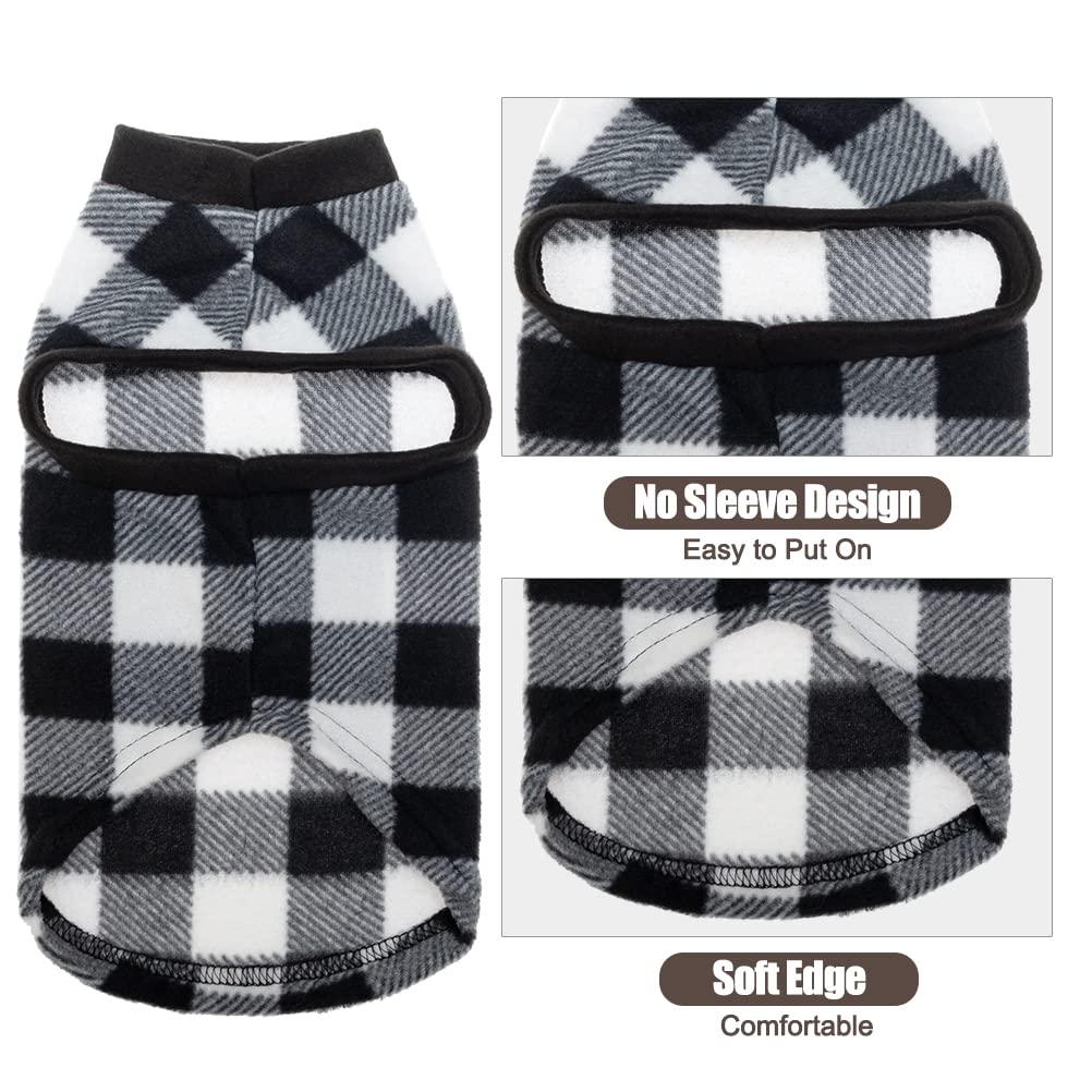 EXPAWLORER Cat Sweater Warm Fleece Pet Clothes for Cats Only