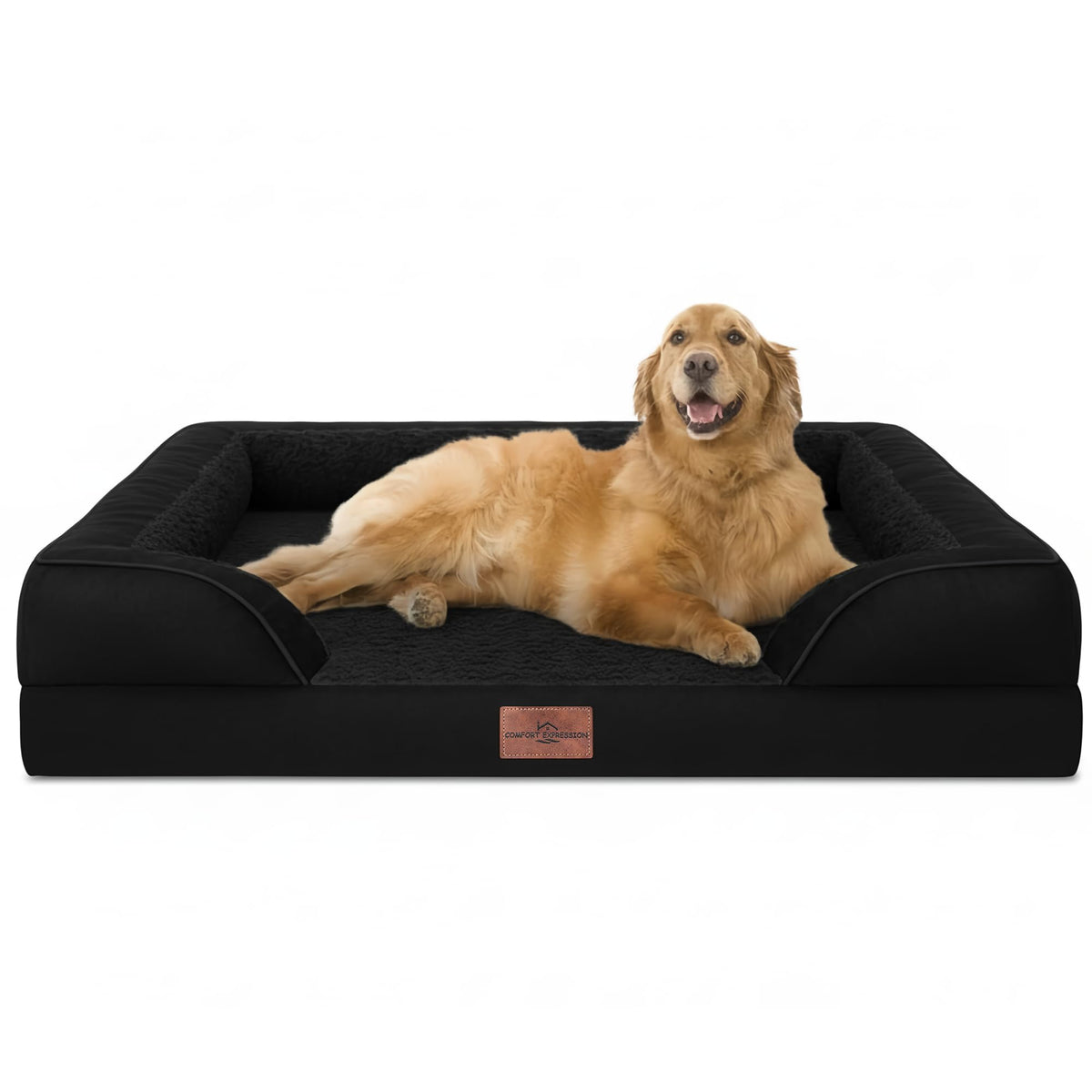 Comfort Expression Waterproof Orthopedic Dog Bed for Extra Large Dogs