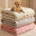 Dog Blankets for Medium Large Dogs, 3 Pack Dog Blanket Washable 30" x 20", Gifts Puppy Essentials, Fuzzy Soft Pet Mat Throw Cover for Kennel Crate Bed, Cat Blanket, Blankets for Dogs, Pet Blanket