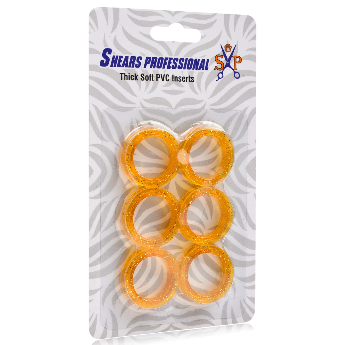 Shears Professional Barber Hair Scissors Finger Rings Pack of 6 Dog Grooming Scissor Accessories Pet Grooming Thumb Insert