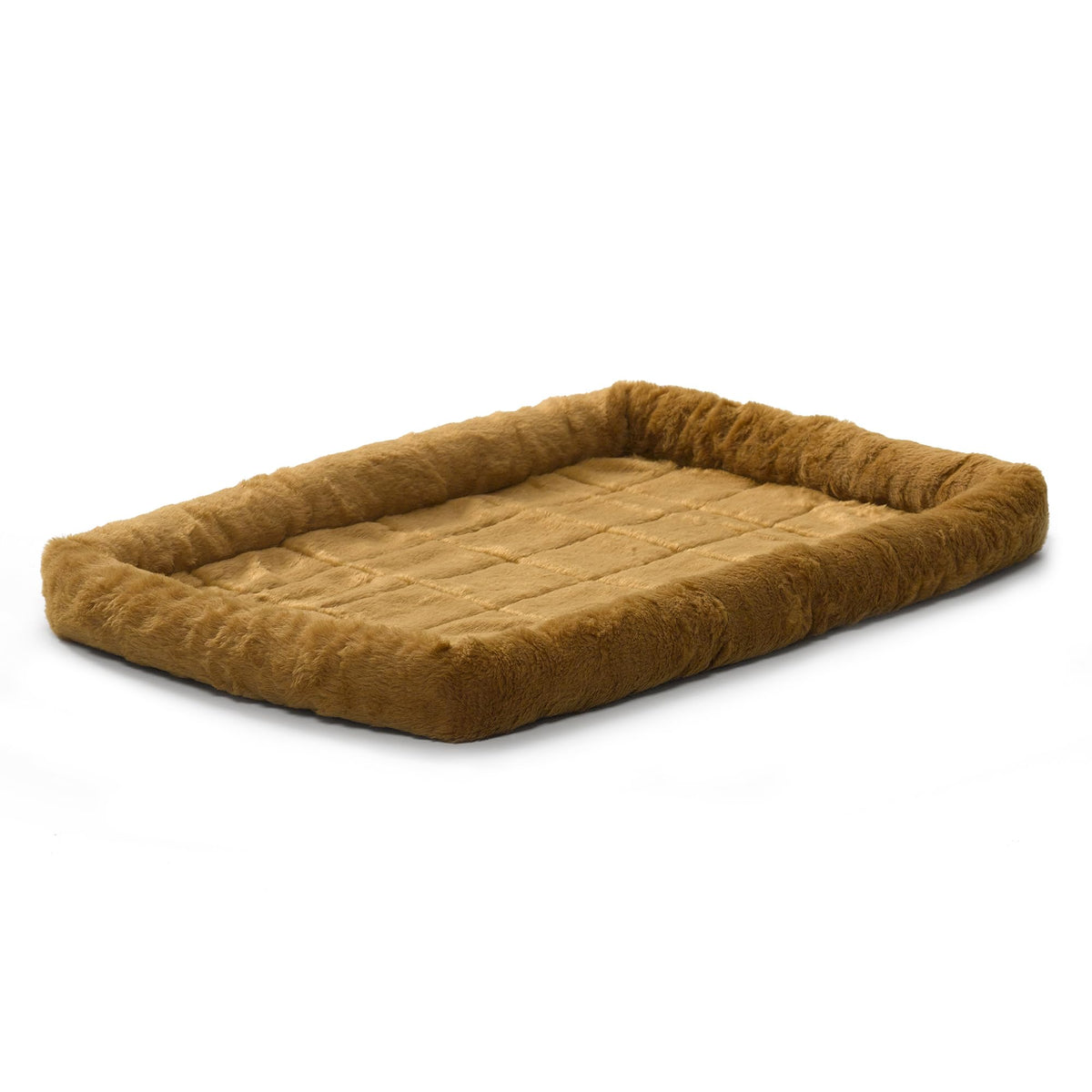 MidWest Homes for Pets QuietTime XXS Dog Bed - White Fleece Bolster, Ultra-Soft and Machine Washable, Fits 18-Inch Crates and Carriers, for Small Dogs and Cats