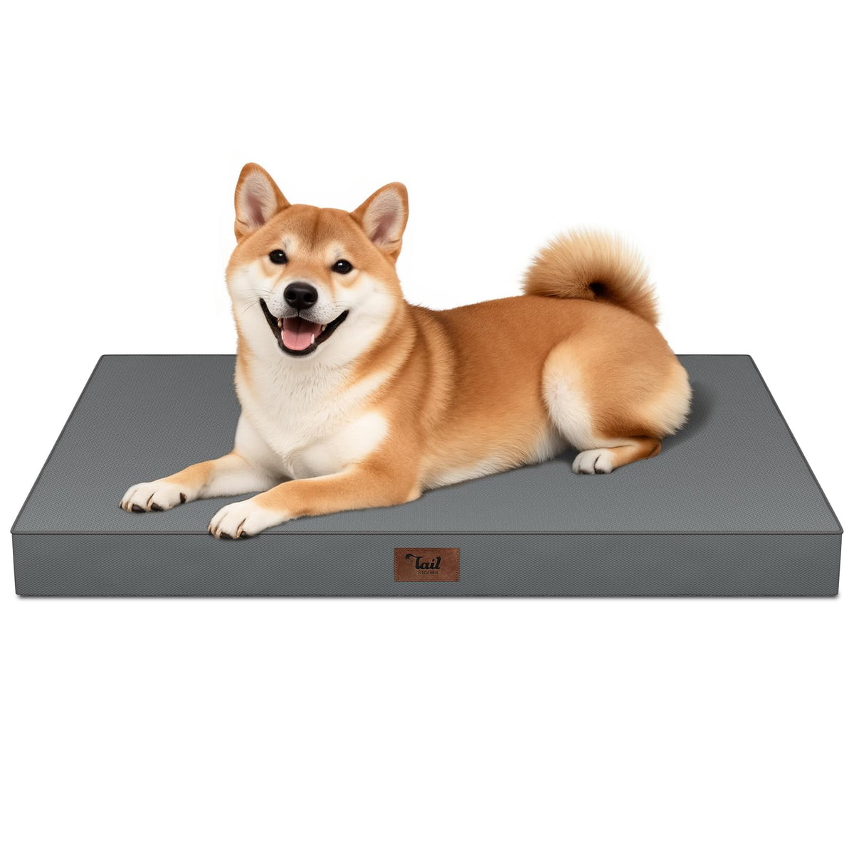 Tail Stories Outdoor Waterproof Orthopedic Dog Bed for Medium Size Dogs