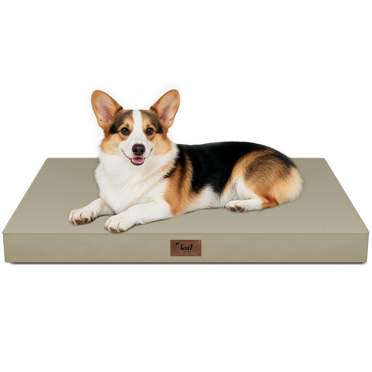 Tail Stories Outdoor Waterproof Orthopedic Dog Bed for Large Dogs