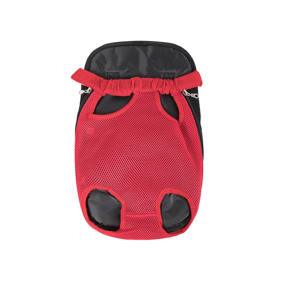 Leconpet Pet Carrier Backpack, Legs Out Adjustable Pet Front Cat Dog Carrier Backpack, Easy-Fit Dog Travel Backpack Carrier for Hiking Camping for Small Medium Puppies Cats (Fuchsia, M)