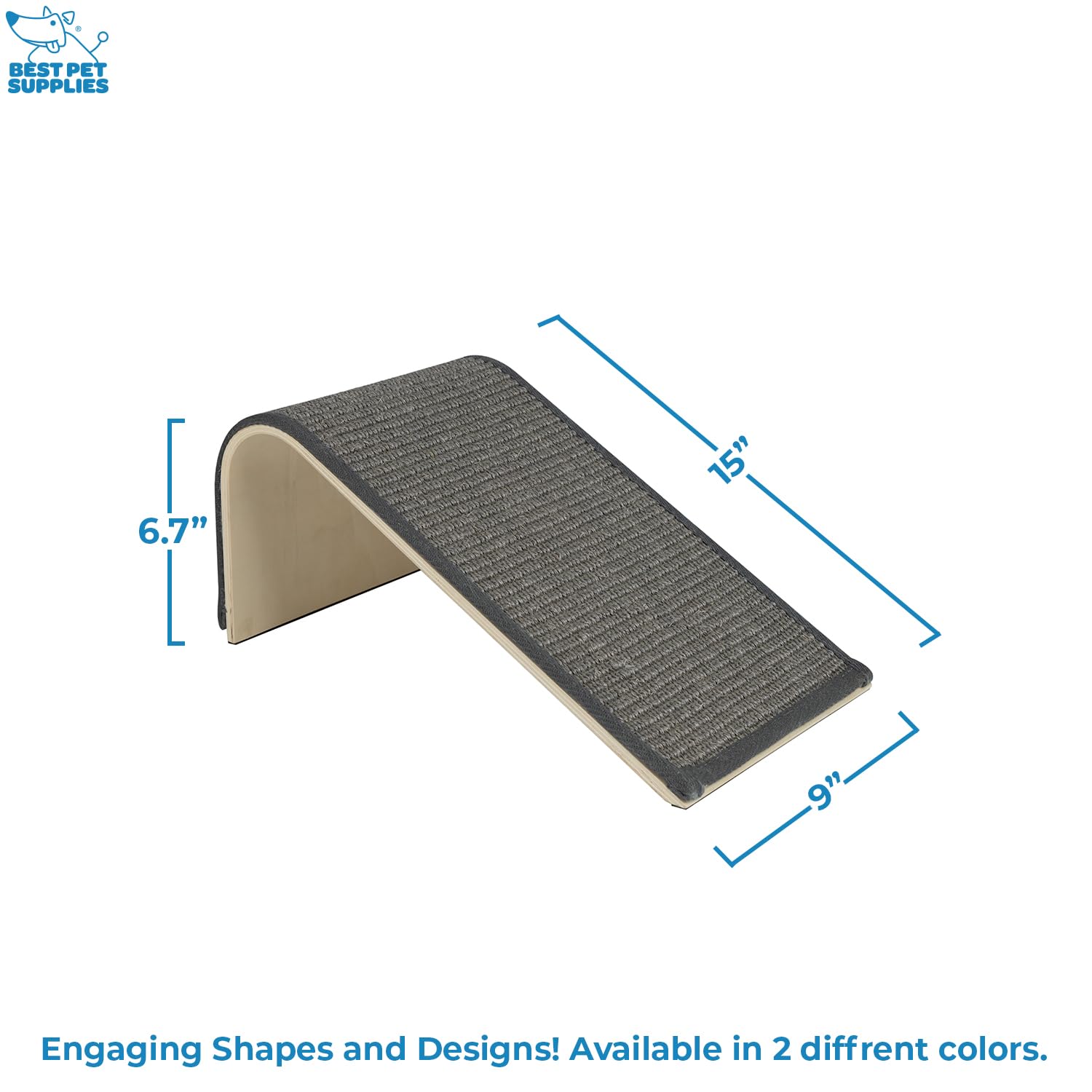 Best Pet Supplies Catify Cat Scratching Ramp - Gray