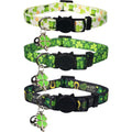 3 Pack St. Patrick's Day Cat Collar with Bell Breakaway Adjustable