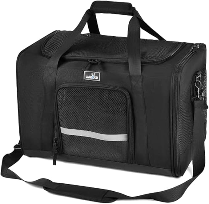 Wakytu TSA Approved Pet Carrier for Small Cats and Dogs,17.7x11x8.3