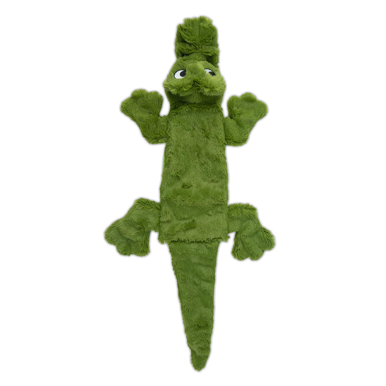 Best Pet Supplies Squeaky Dog Toys with Soft Durable Fabric for Small, Medium and Large Pets Interactive Toy for Indoor Play, Supports Active Biting and Play - Alligator, Small