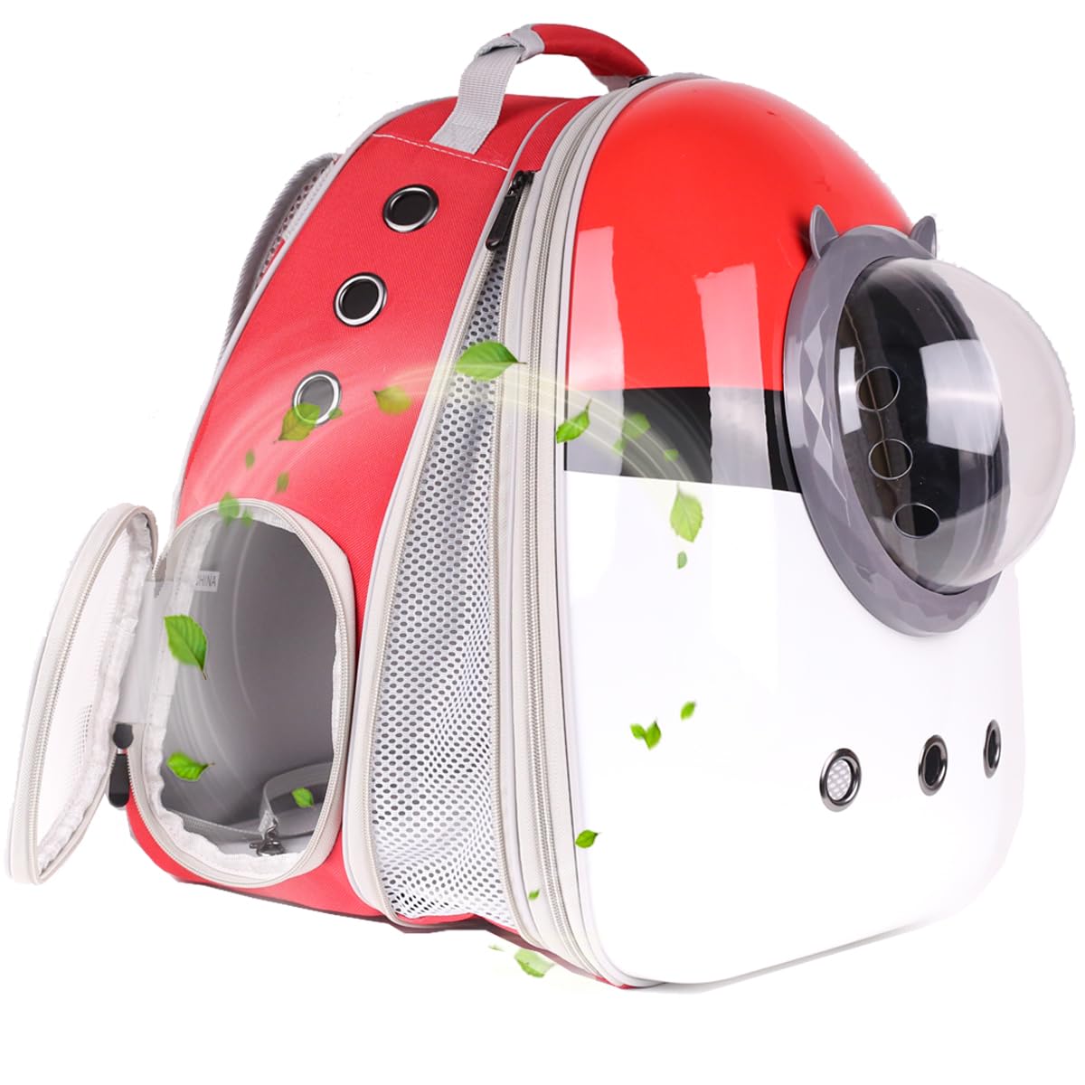 Front Expandable Cat Backpack Carrier, Large Cat Backpack Fits Up to 20 lbs, Backpack for Cats Kitten Small Puppy, Airline Approved Cat Bubble Backpack, Space Capsule Astronaut Backpack Carrier