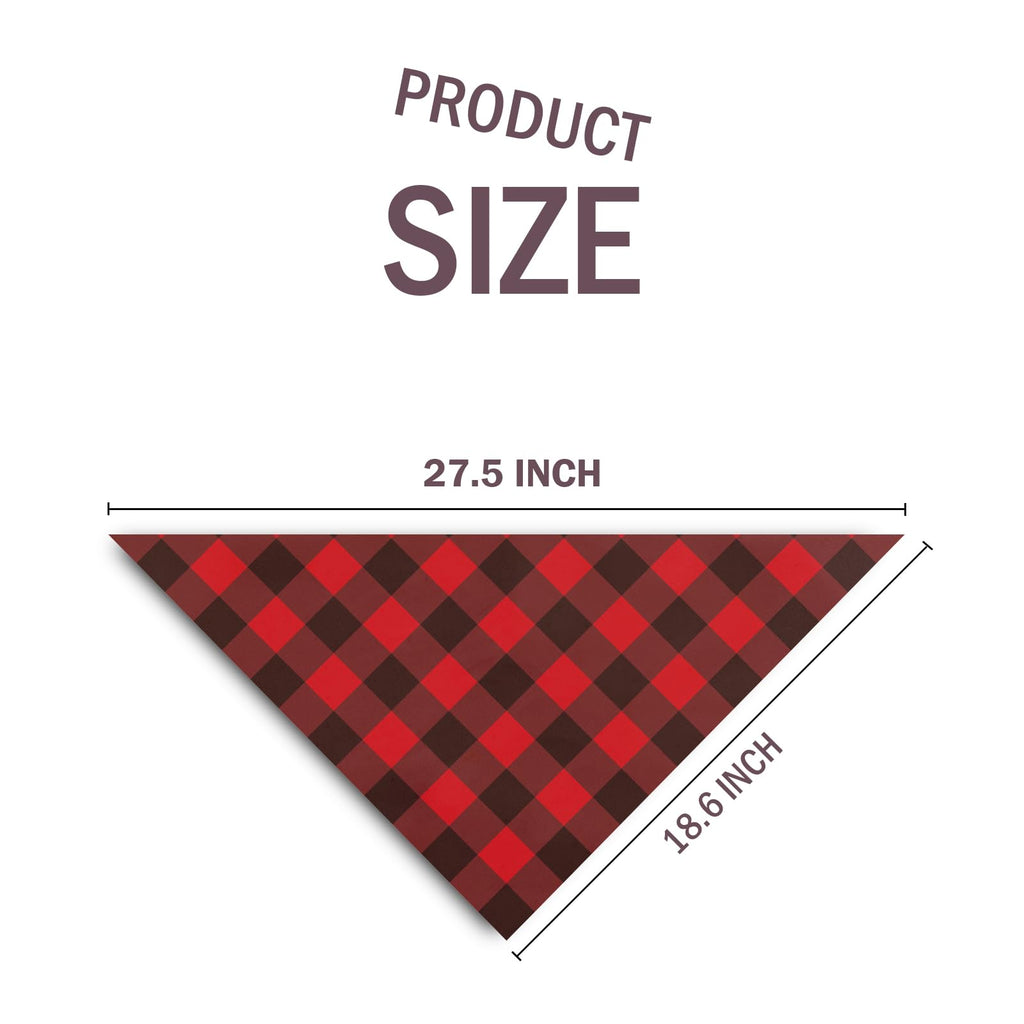 New Puppy Announcement Dog Bandana, Adopted Puppies Reveal Gift for Owner, Dogs Birthday Supplies Gifts, Triangle Bibs Scarf for Medium Pets (Red)