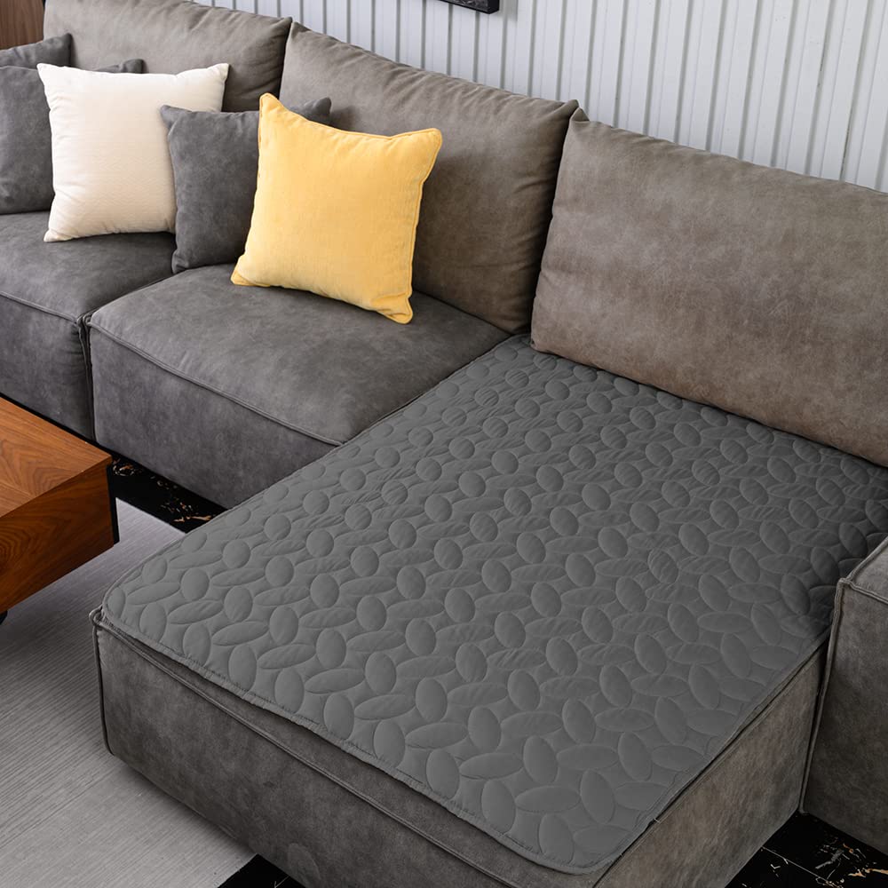 Ameritex Pet Bed Cover Dog Bed Blanket for Sofa and Furniture Waterproof New Pattern Design (30x70 Inch, Light Grey)