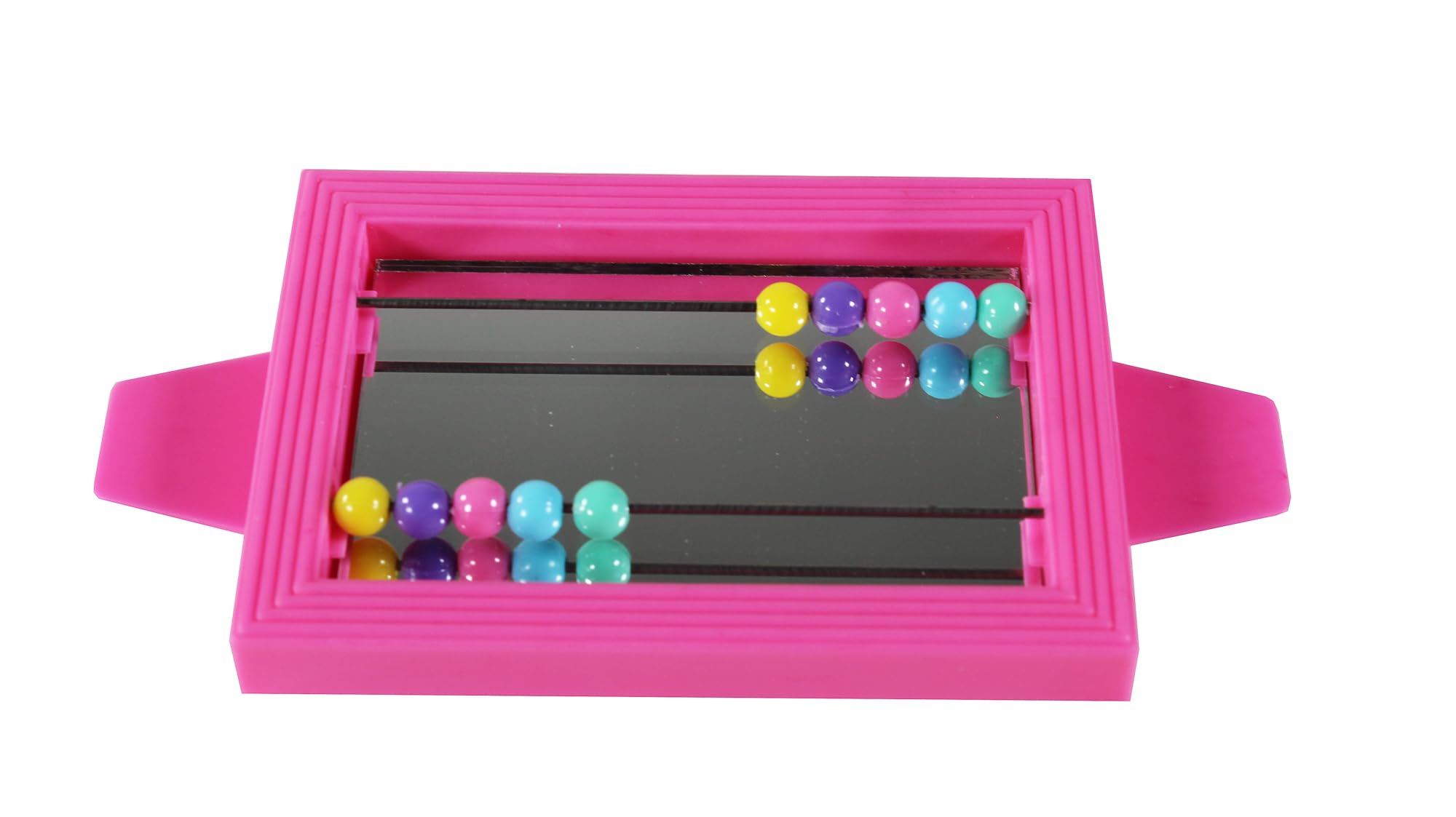 Penn-Plax Bird Life - Mirror with Beads Toy | Easy to Attach to Any Bird Cage | Keep Your Birds Entertained and Stimulated (BA507)