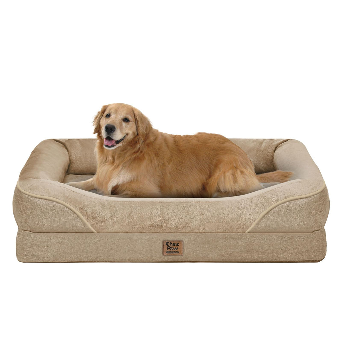Chez Paw Orthopedic Washable XXL Dog Bed for Extra Large Dogs