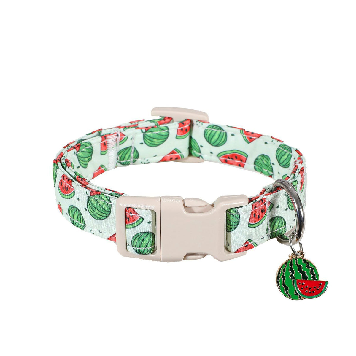 Britwicfr Green Dog Collar, Cute Spring Theme Dog Collar with Green Clover Print for Small Dogs, Small Puppy Collar for Girl Dogs & Boy Dogs, S