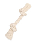 Mammoth Pet Products Dog Flossy Chews 100-Percent Cotton White Rope Bone, Medium, 12-Inch (10004V), All Breed Sizes