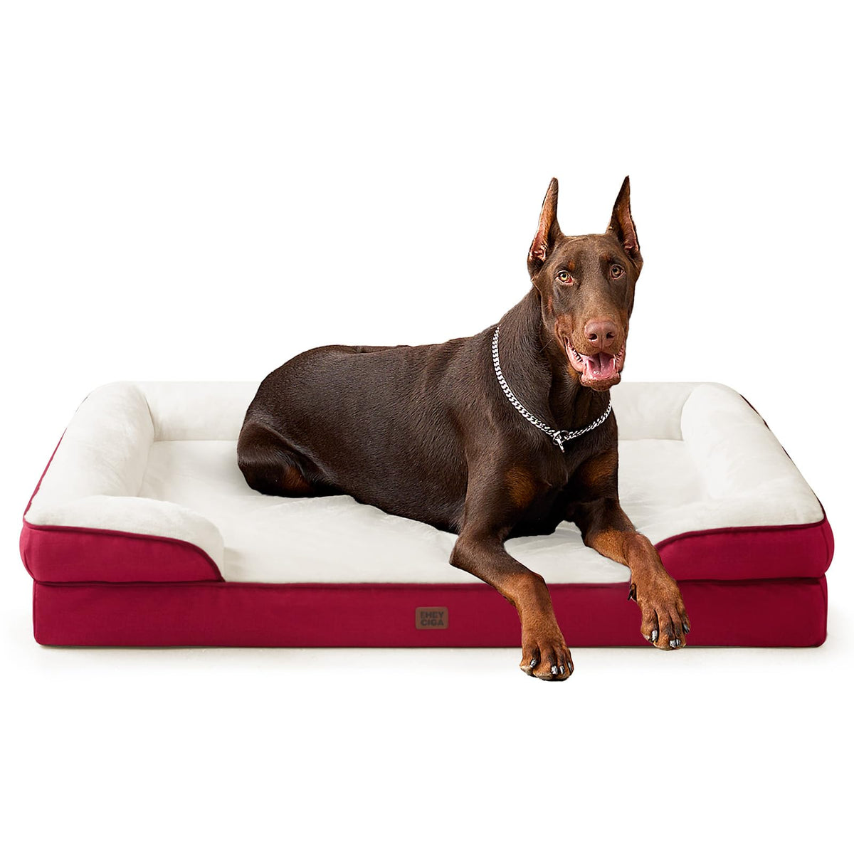 EHEYCIGA Orthopedic Extra Large Dog Bed, Waterproof Washable XL Pet Bed 44"