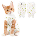 Cat Recovery Suit Female, Breathable Cat Onesie After Surgery Female for Abdominal Wounds or Skin Diseases, Surgery Recovery Suit Kitten Onesie After Spay Wear Anti Licking
